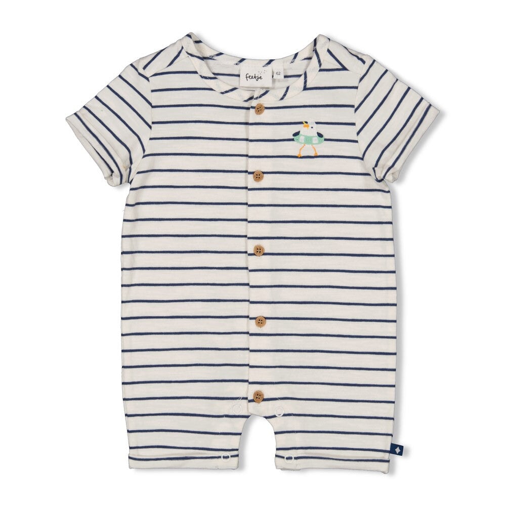 SEASIDE HAPPINESS  - Organic Cotton Striped Short Suit