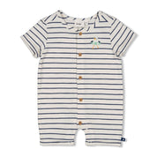 SEASIDE HAPPINESS  - Organic Cotton Striped Short Suit