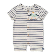 SEASIDE HAPPINESS  - Organic Cotton Striped Short Suit