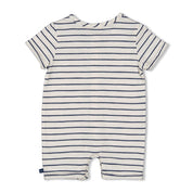 SEASIDE HAPPINESS  - Organic Cotton Striped Short Suit