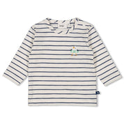 SEASIDE HAPPINESS - Organic Cotton Striped Long Sleeve Top