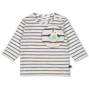 SEASIDE HAPPINESS - Organic Cotton Striped Long Sleeve Top