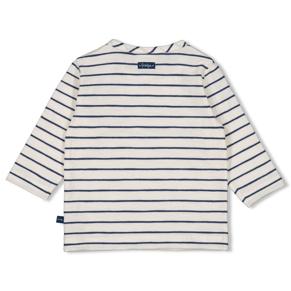 SEASIDE HAPPINESS - Organic Cotton Striped Long Sleeve Top