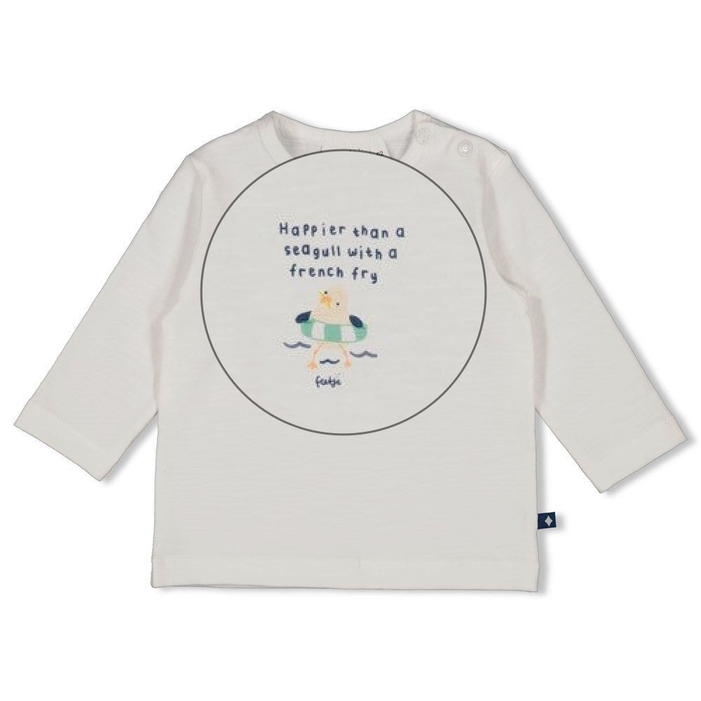 SEASIDE HAPPINESS - Organic Cotton Graphic Long Sleeve Top