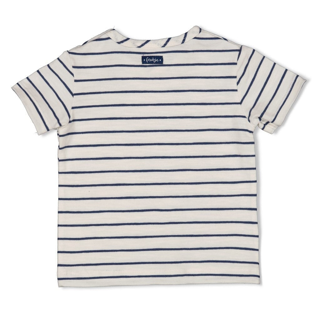 SEASIDE HAPPINESS - Organic Cotton Striped Fashion Top