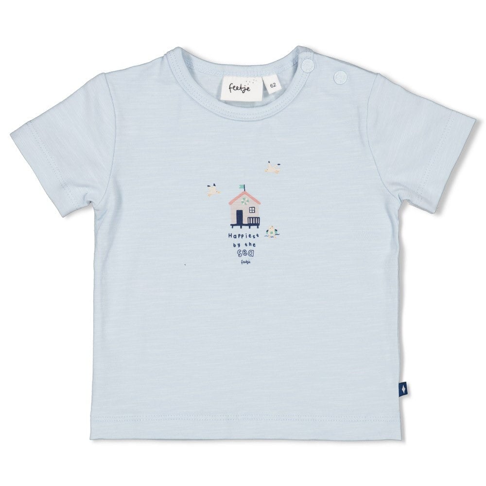 SEASIDE HAPPINESS  - Organic Cotton Graphic Fashion Top