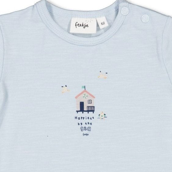 SEASIDE HAPPINESS  - Organic Cotton Graphic Fashion Top