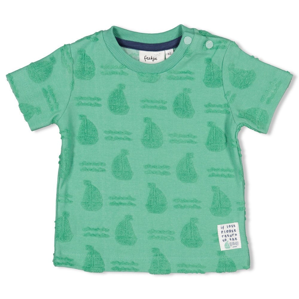 SEASIDE HAPPINESS - Organic Cotton Frottee Jersey Fashion Top