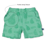 SEASIDE HAPPINESS-  Organic Cotton Frottee Jersey Shorts