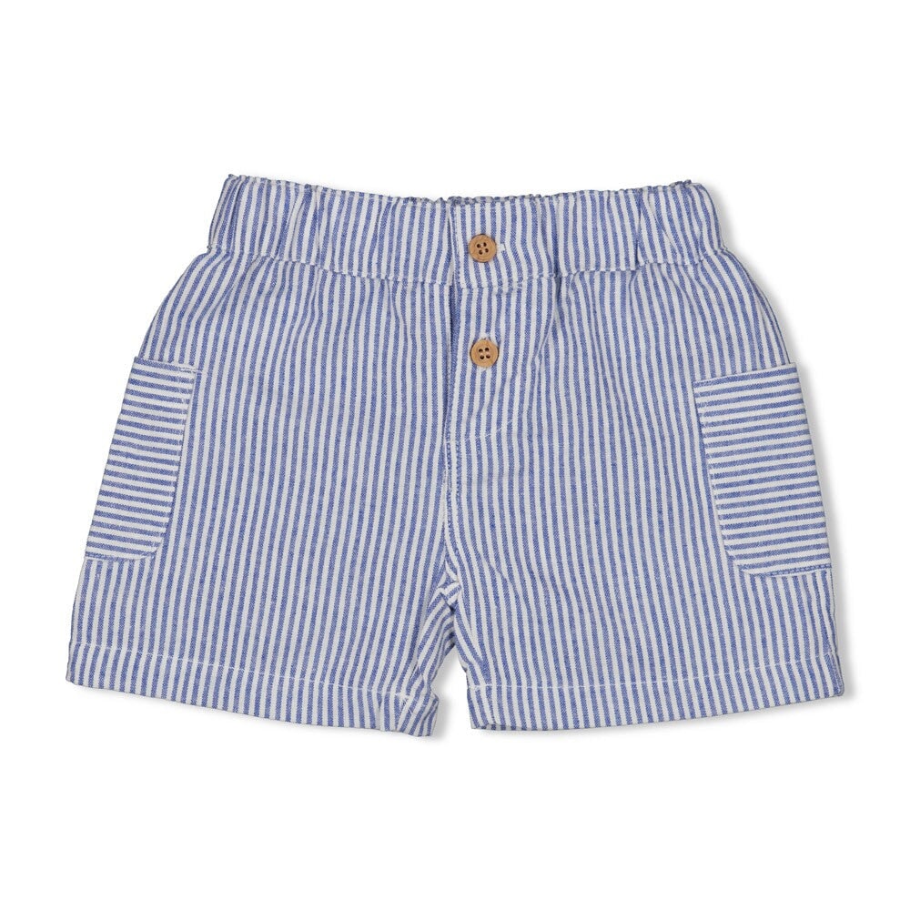 SEASIDE HAPPINESS- Organic Cotton Chambray Shorts