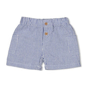 SEASIDE HAPPINESS- Organic Cotton Chambray Shorts