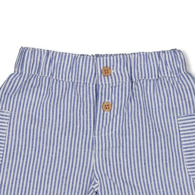SEASIDE HAPPINESS- Organic Cotton Chambray Shorts