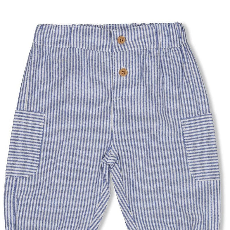 SEASIDE HAPPINESS  - Organic Cotton Chambray Fashion Pants