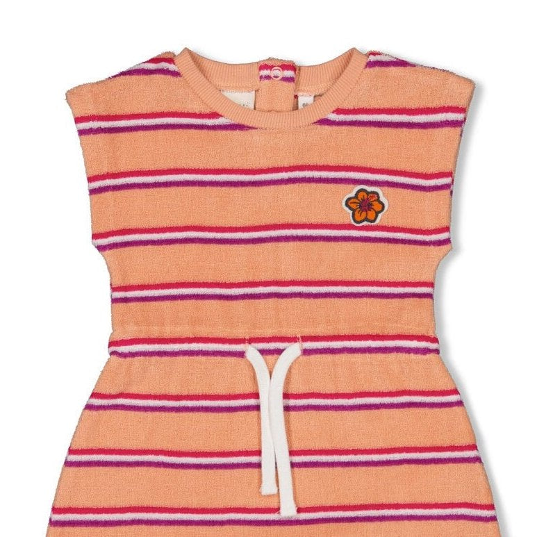 LOVE PEACE ALOHA  - Organic Cotton Terry Towel Playsuit