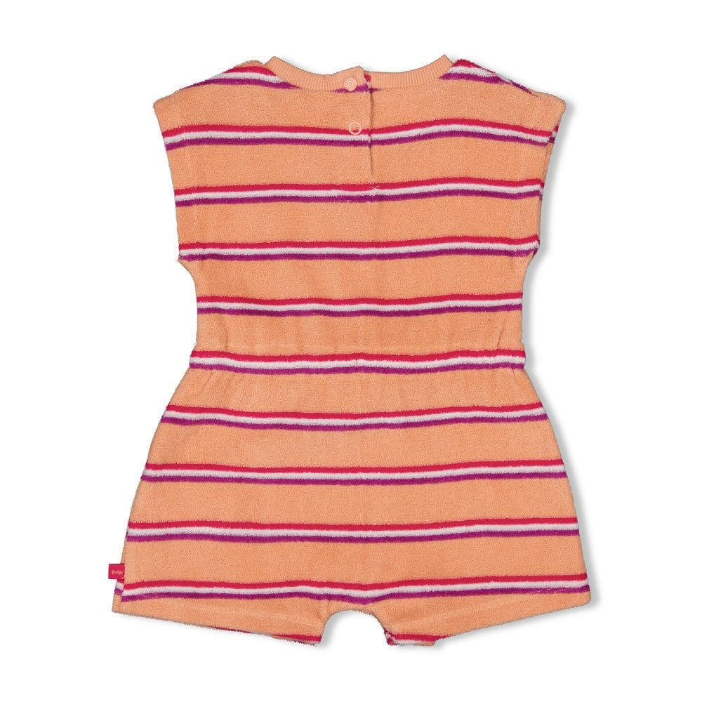 LOVE PEACE ALOHA  - Organic Cotton Terry Towel Playsuit