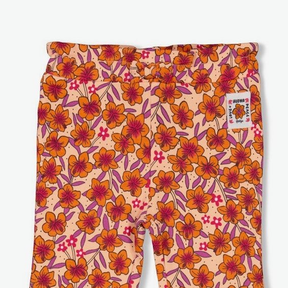 LOVE PEACE ALOHA - Organic Cotton French Terry Flare Pants