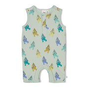 LAZY DAYS - Organic Cotton Rib Jersey Short Playsuit