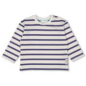 LAZY DAYS - Organic Cotton Striped Long Sleeve Fashion Top