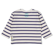 LAZY DAYS - Organic Cotton Striped Long Sleeve Fashion Top
