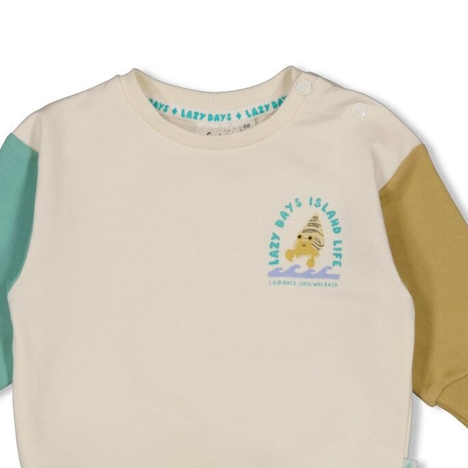 LAZY DAYS - Organic Cotton French Terry Fashion Sweat Top
