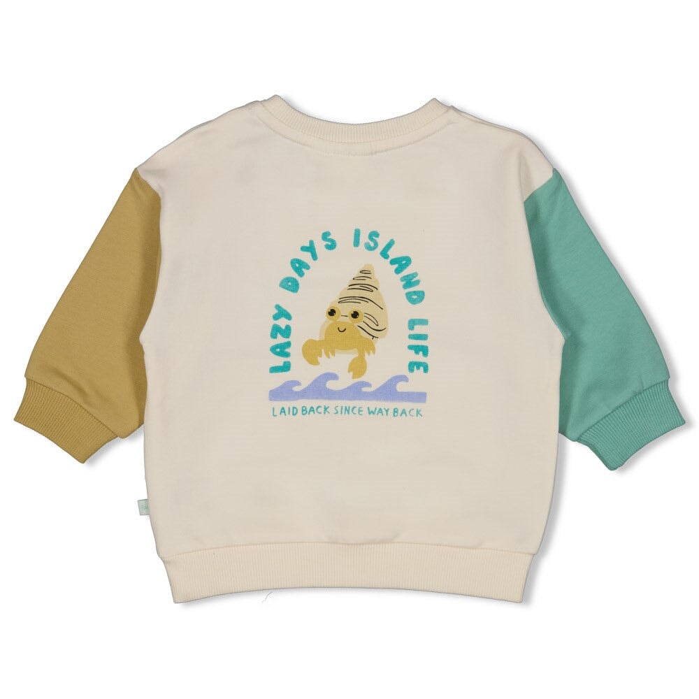 LAZY DAYS - Organic Cotton French Terry Fashion Sweat Top
