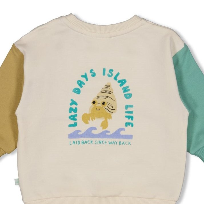 LAZY DAYS - Organic Cotton French Terry Fashion Sweat Top