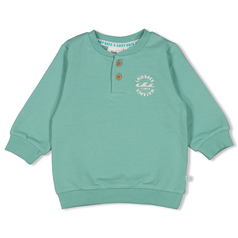 LAZY DAYS - Organic Cotton French Terry Fashion Sweat Top