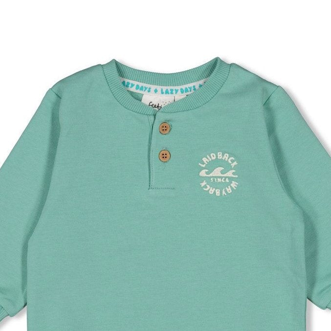 LAZY DAYS - Organic Cotton French Terry Fashion Sweat Top