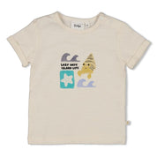 LAZY DAYS - Organic Cotton Slub Graphic Fashion Top