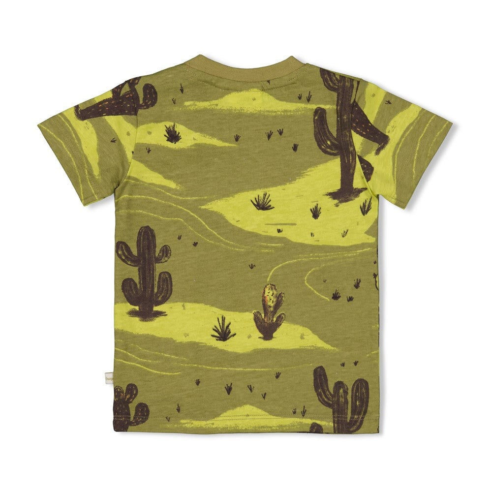 DESERT FIESTA - Organic Cotton Landscape Printed Fashion Top