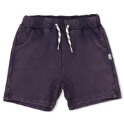 LAGOON LEGENDS - Organic Cotton French Terry Denim Fashion Shorts