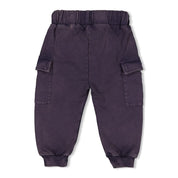 LAGOON LEGENDS - Organic Cotton French Terry Denim Cargo Pants