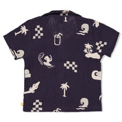 LAGOON LEGENDS - Organic Cotton Mousseline Printed Fashion Top