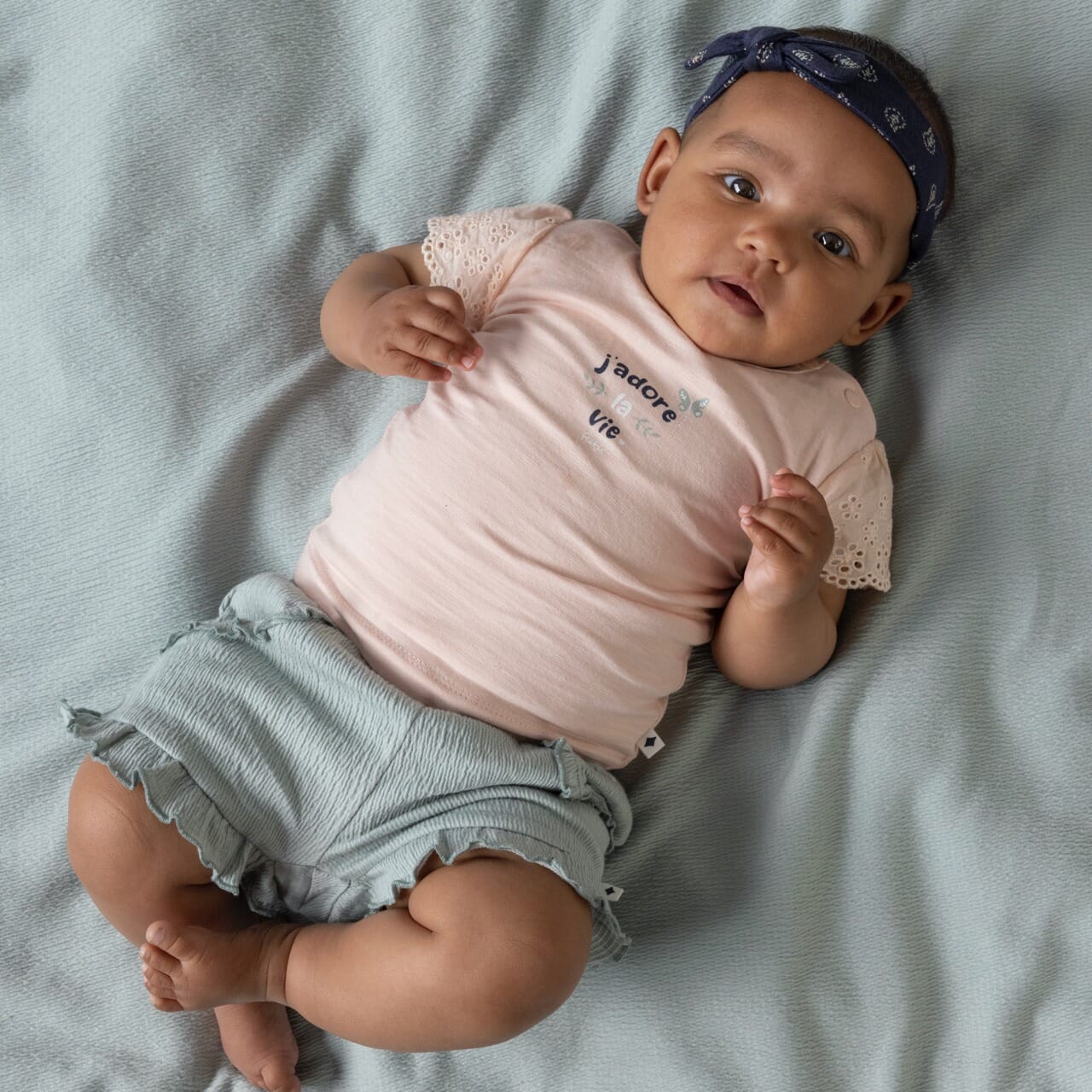 PRETTY PAISLEY "j'adore la vie" Slub Yarn Top