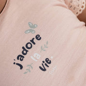 PRETTY PAISLEY "j'adore la vie" Slub Yarn Top