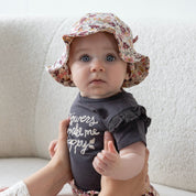 WILD FLOWERS "Flowers Make Me Happy" Slub Yarn Top