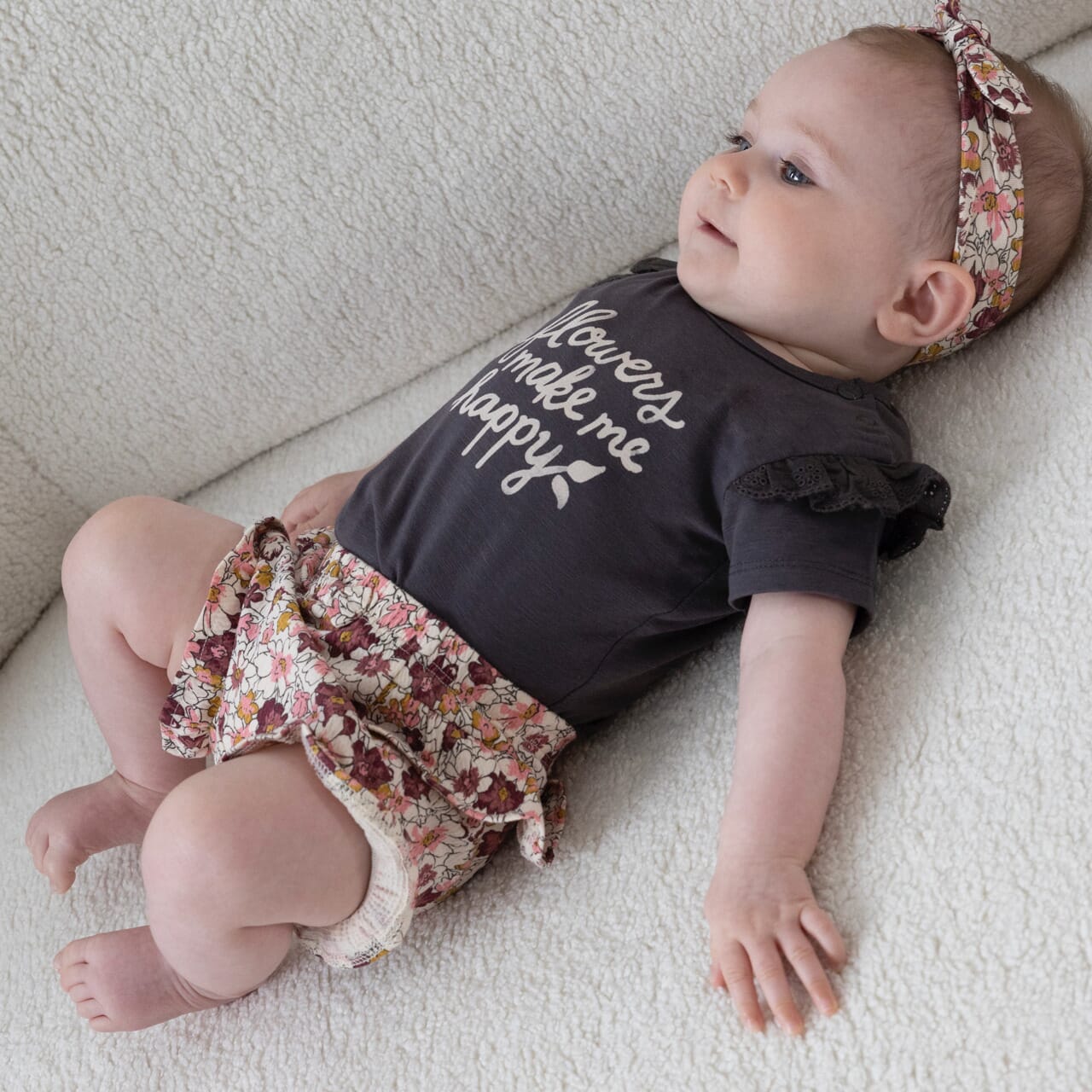 WILD FLOWERS Allover Print Keepsake Fashion Short