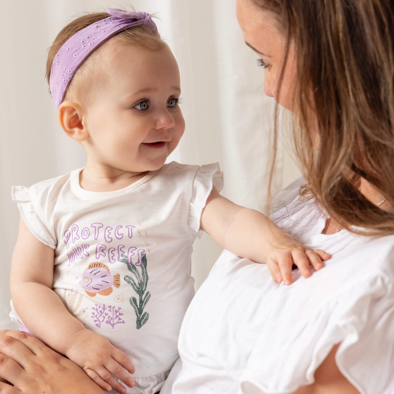 SPLASH "Protect Our Reefs” Slub Yarn Fashion Top