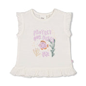SPLASH "Protect Our Reefs” Slub Yarn Fashion Top