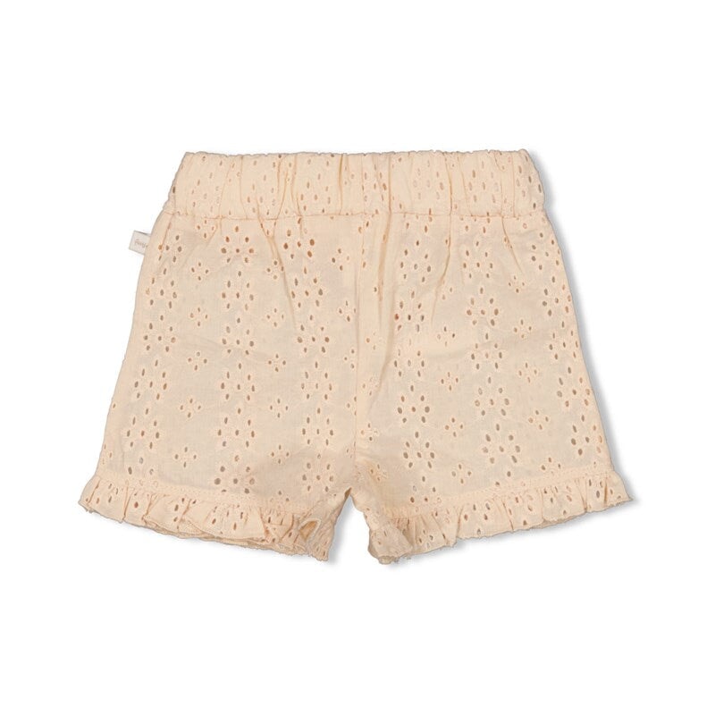 SUMMER DENIMS Organic Cotton Broderie Anglaise Top with Shorts