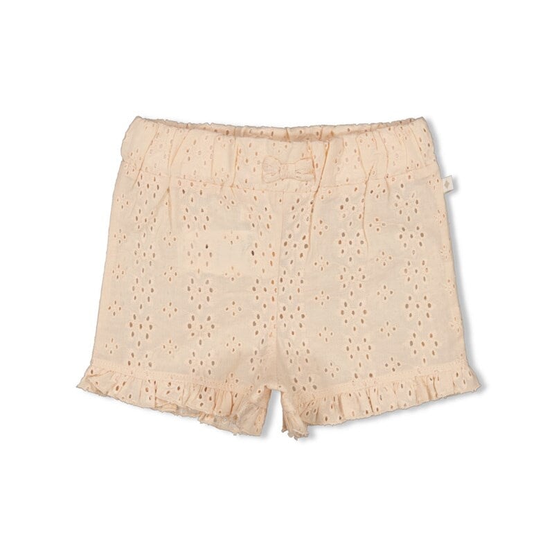 SUMMER DENIMS Organic Cotton Broderie Anglaise Top with Shorts