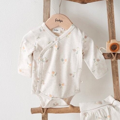 PICNIC PARTY - Side Snap Allover Print Long Sleeve Body