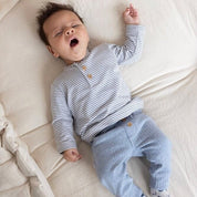 FARM LIFE - Yarn Dye Stripe Placket Top