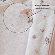 SWEET POPPY - Rib Ajour Very Sweet Short Sleeve Top