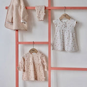 SWEET POPPY - Allover Print Rib Ajour Dress