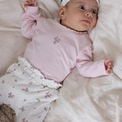 BLOSSOM - Seersucker Allover Print Fashion Pants