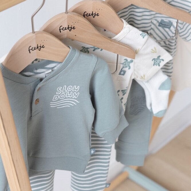 TURTELLY COOL - French Terry Slub Yarn Henley Sweat Top