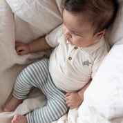 TURTELLY COOL - Signature Stripe French Terry Slub Yarn Pants