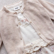 STARFISH WISHES - Pointelle Signature Cardigan Sweater