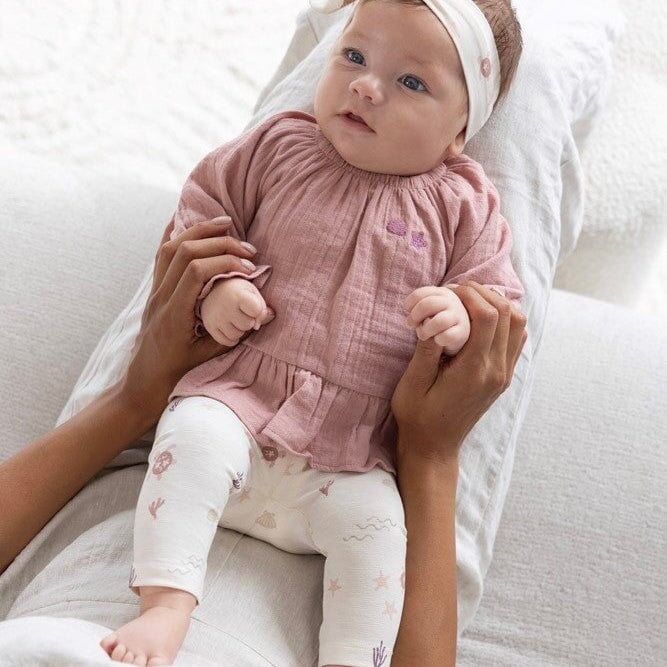 STARFISH WISHES - Allover Print Slub Yarn Fashion Leggings